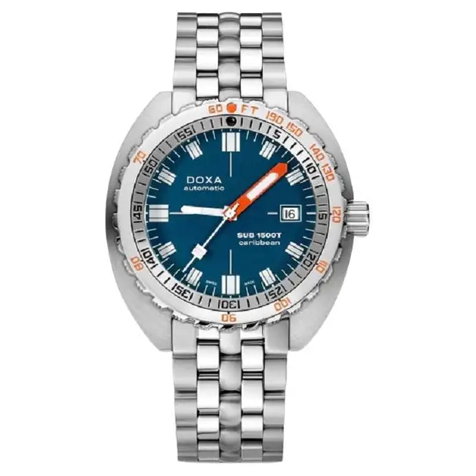 DOXA Sub 1500T Caribbean Navy Blue