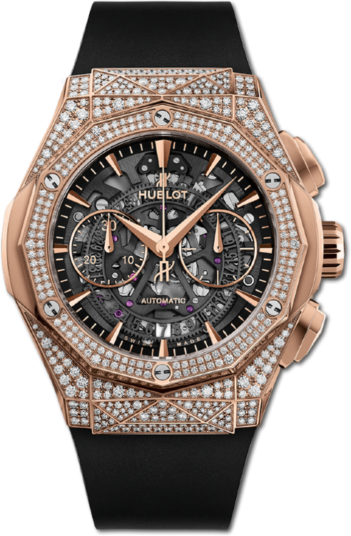 Hublot Classic Fusion Aerofusion King Gold Pave