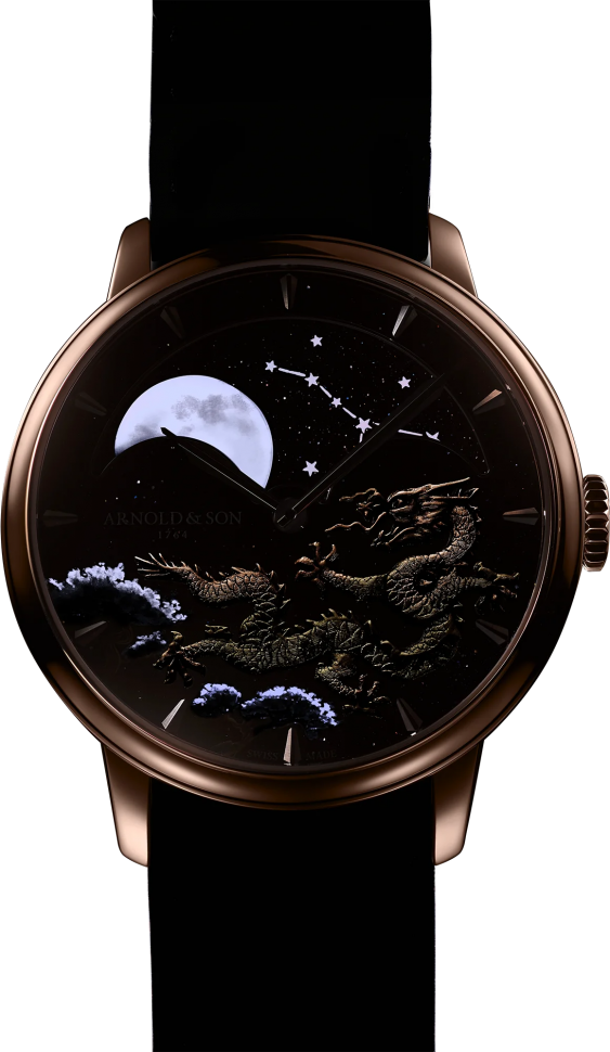 Astronomy Perpetual Moon 41.5 Red Gold Year Of The Dragon