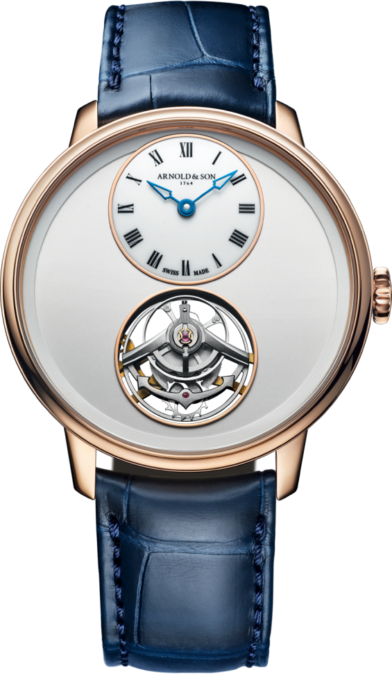 Arnold & Son Ultrathin Tourbillon Gold Silver Opaline