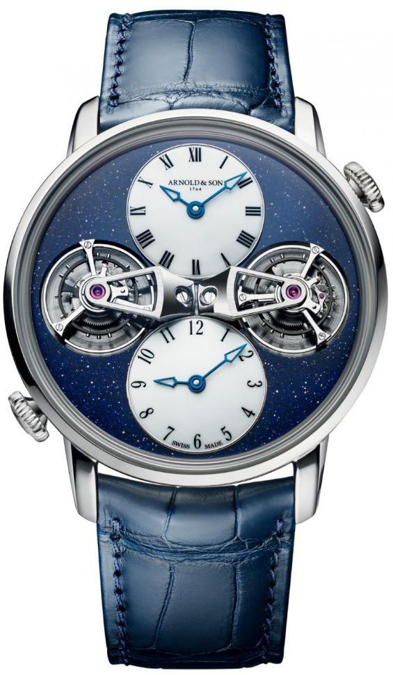 Arnold & Son Double Tourbillon White Gold Aventurine