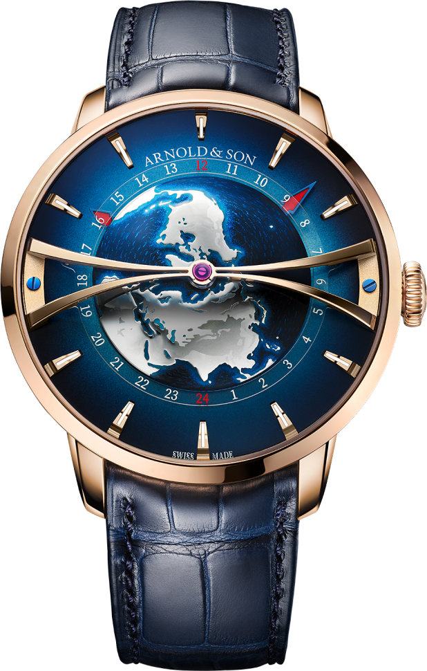 Arnold & Son Globetrotter Gold