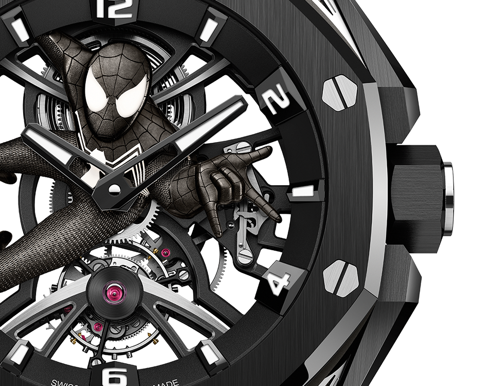 Royal Oak Concept Tourbillon Black Suit Spider-man