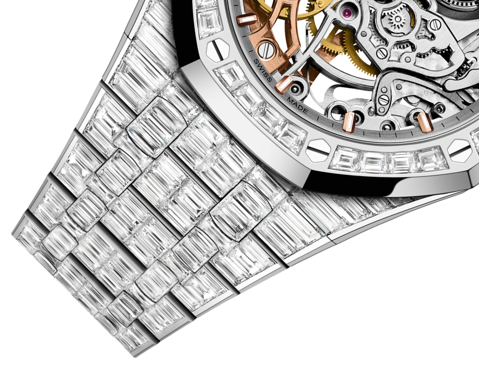 Royal Oak Frosted Gold Double Balance Wheel Openworked