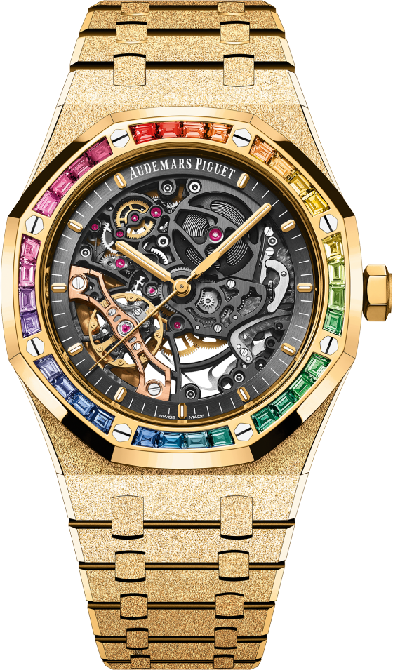 Audemars Piguet Royal Oak Frosted Gold Double Balance Wheel Openworked