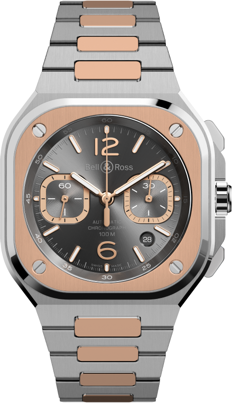 Bell & Ross Urban BR 05 Chrono Grey Steel & Gold