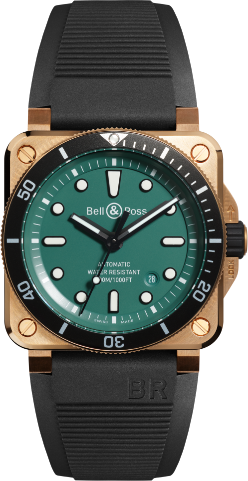 Bell & Ross Instruments BR 03-92 Diver Black & Green Bronze