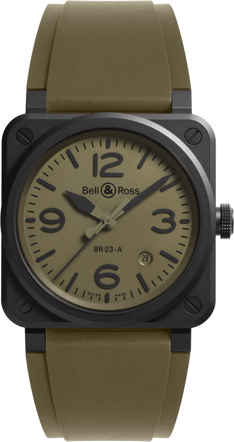 Bell & Ross Instruments New BR 03 Military Ceramic