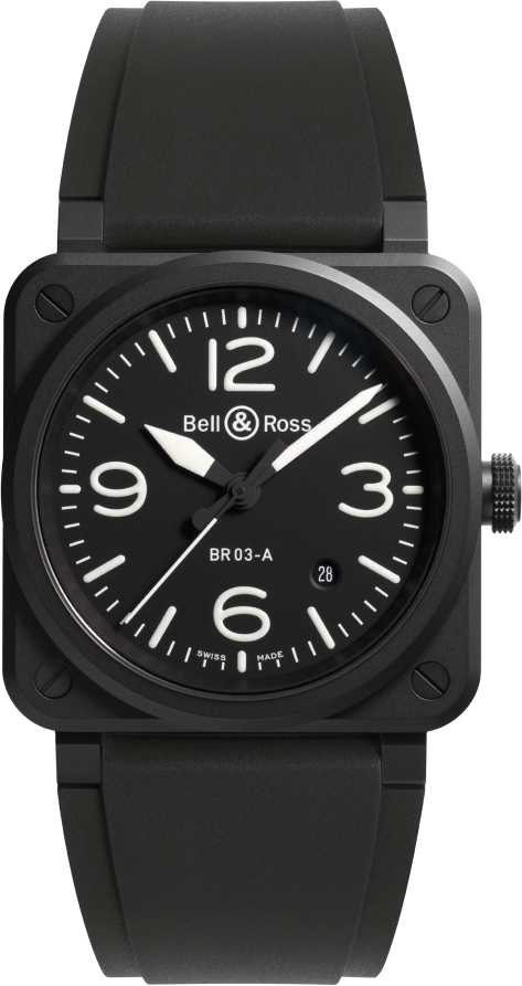 Bell & Ross Instruments New BR 03 Black Matte