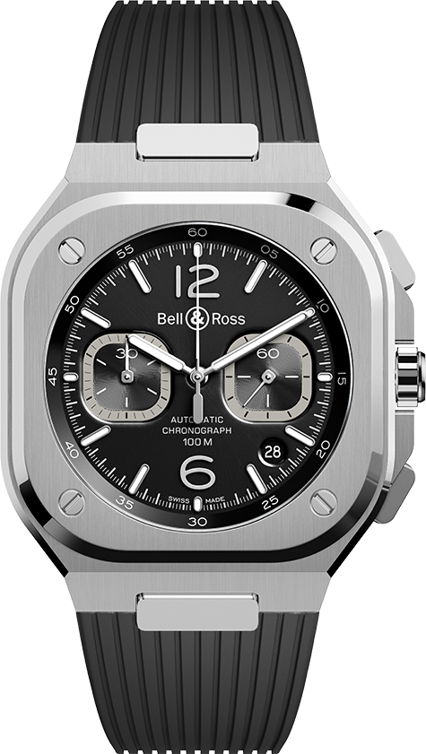 Bell & Ross Instruments BR 05 Chrono Black Steel