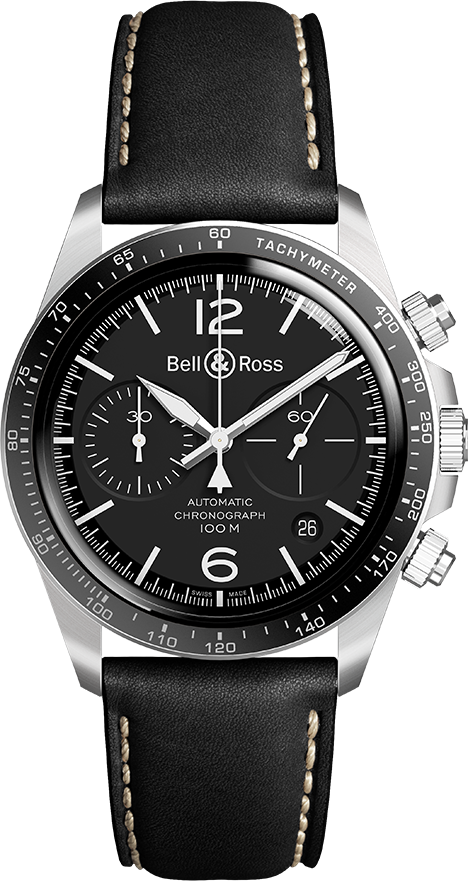 Bell & Ross Vintage BR V2-94 Black Steel