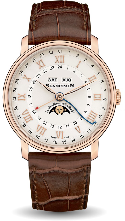 Blancpain Villeret Quantieme Complet Phases de Lune GMT