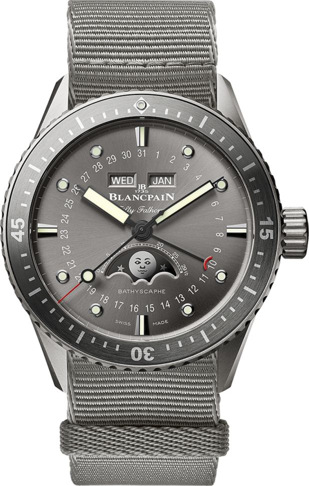 Blancpain Fifty Fathoms Bathyscaphe Quantieme Complet Phases De Lune