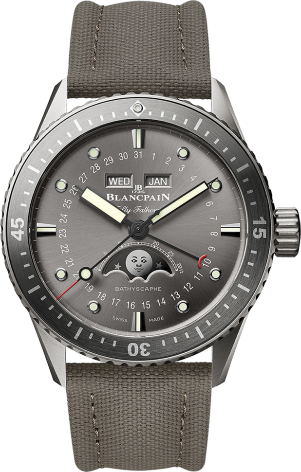 Blancpain Fifty Fathoms Bathyscaphe Quantieme Complet Phases De Lune