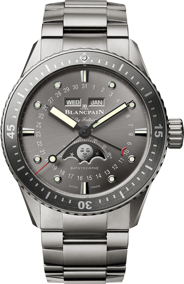 Blancpain Fifty Fathoms Bathyscaphe Quantieme Complet Phases De Lune