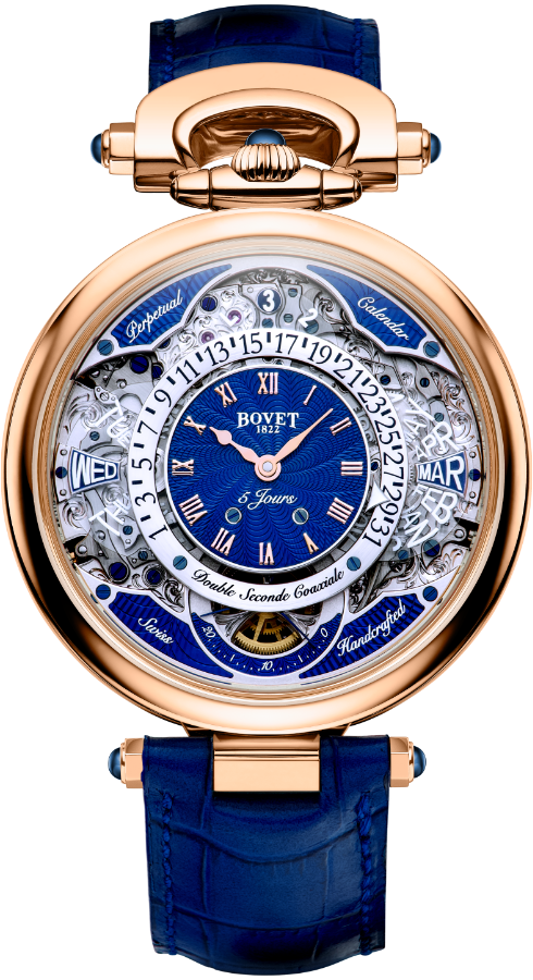 Fleurier Virtuoso VII Red Gold Blue Guilloche