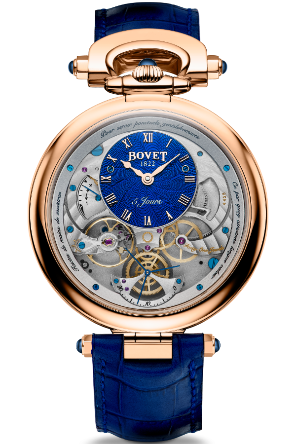 Fleurier Virtuoso VII Red Gold Blue Guilloche