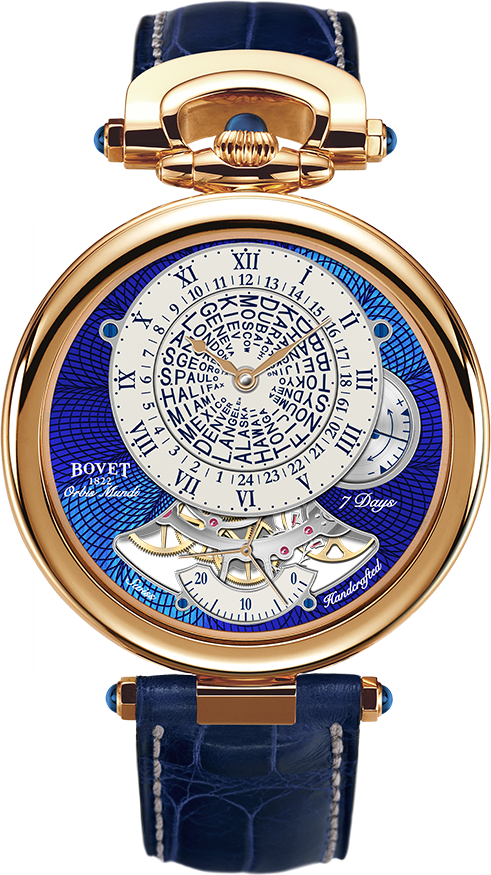 Bovet Fleurier The Orbis Mundi Blue Guilloche