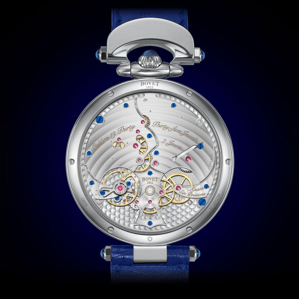 Fleurier The 19Thirty Ivory with Blue Guilloche