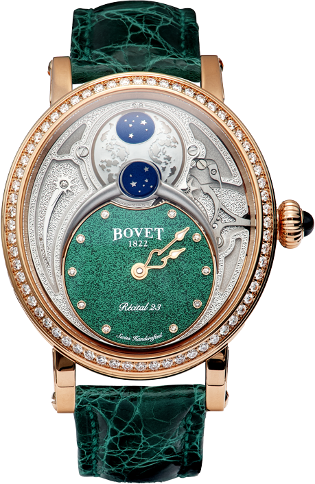 Bovet Dimier The Recital 23 Green Guilloche