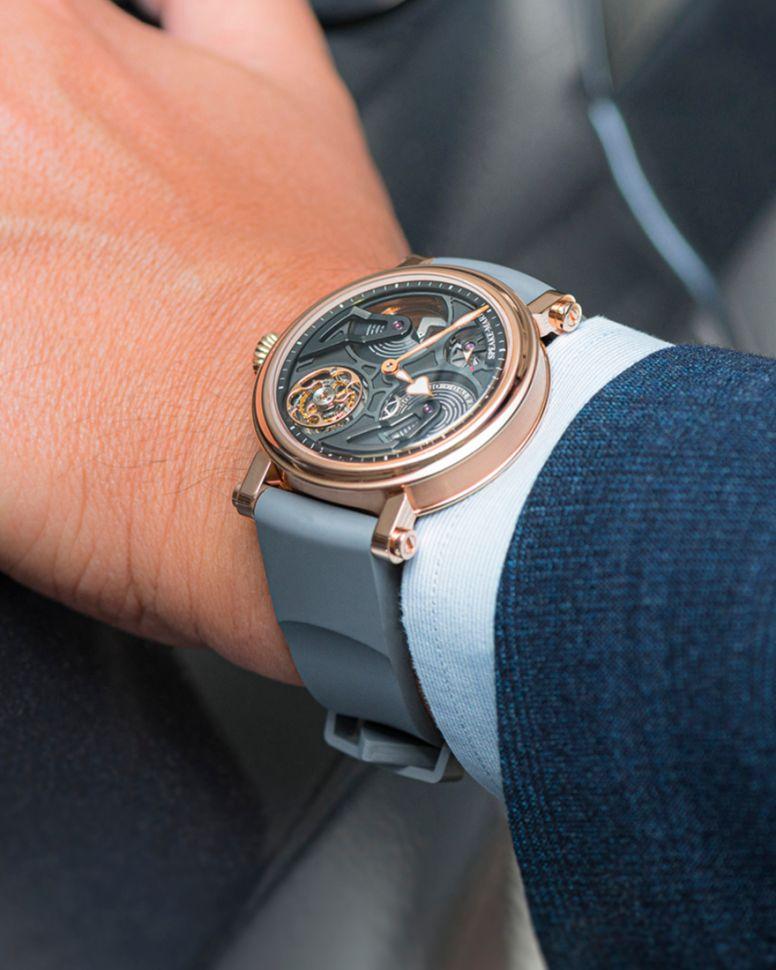 Haute Horlogerie Openworked Tourbillon Red Gold