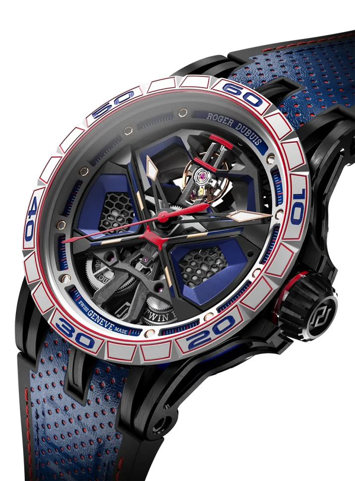 Excalibur Spider Huracan Black DLC Titanium 45 mm
