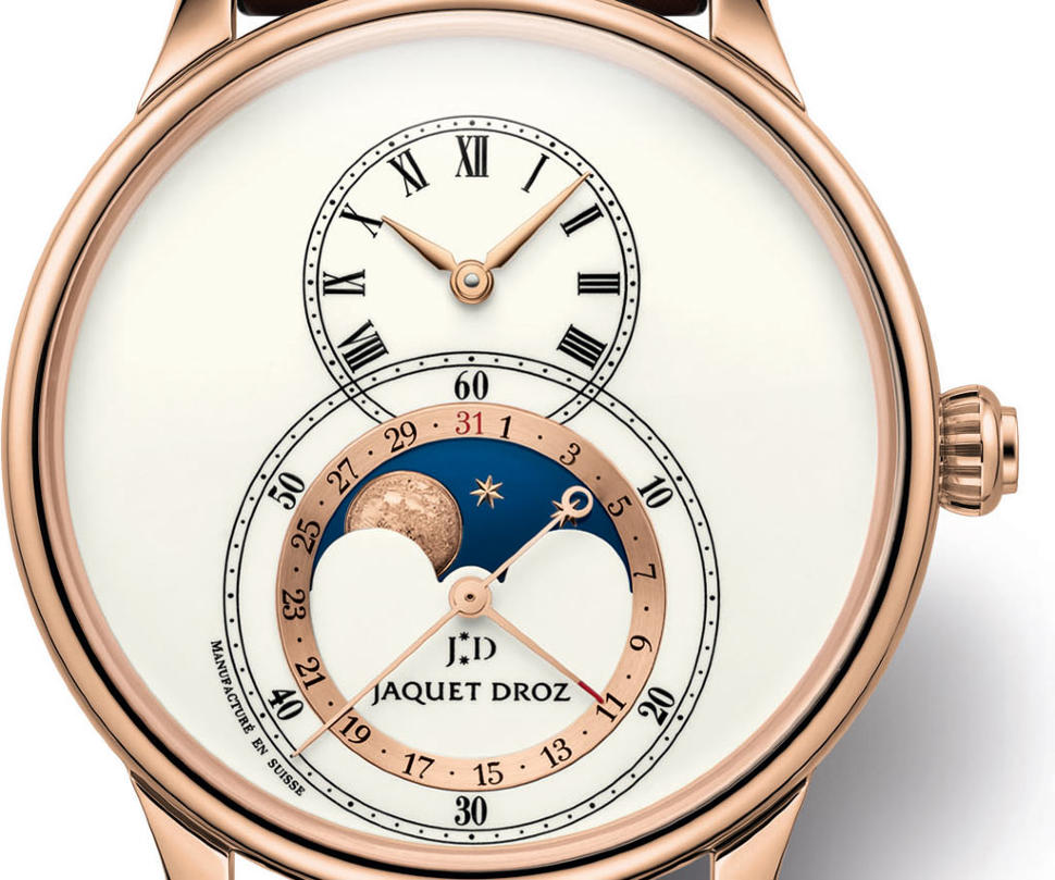 Grande Seconde Moon Ivory Enamel
