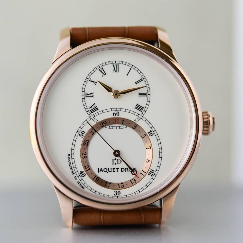 Grande Seconde Quantieme Ivory Enamel