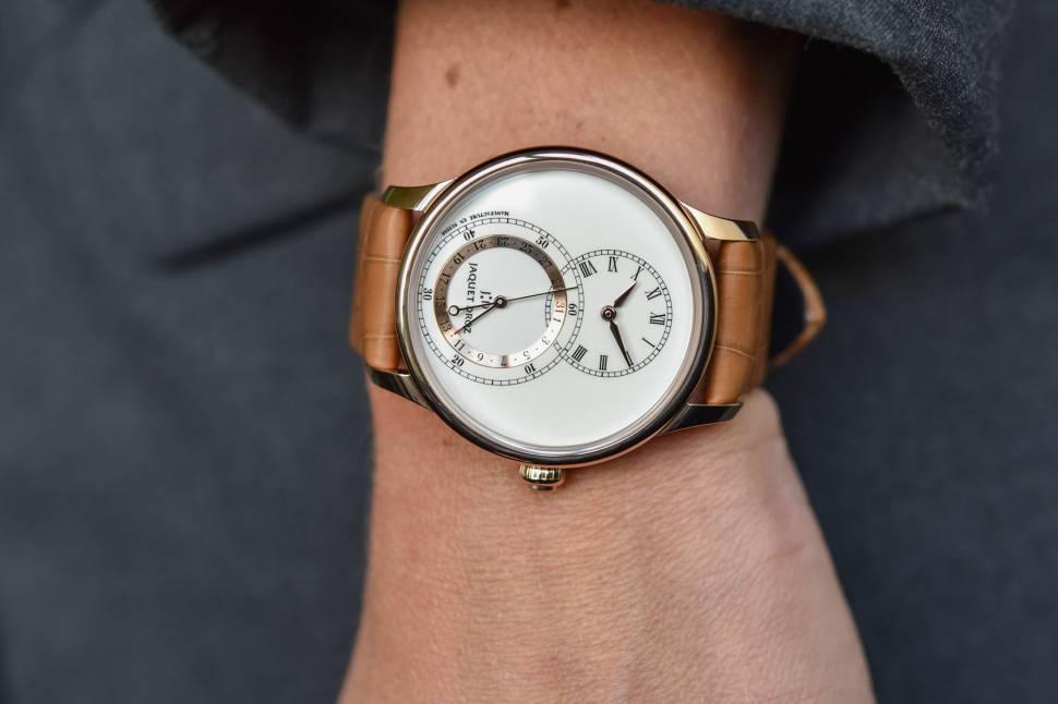 Grande Seconde Quantieme Ivory Enamel