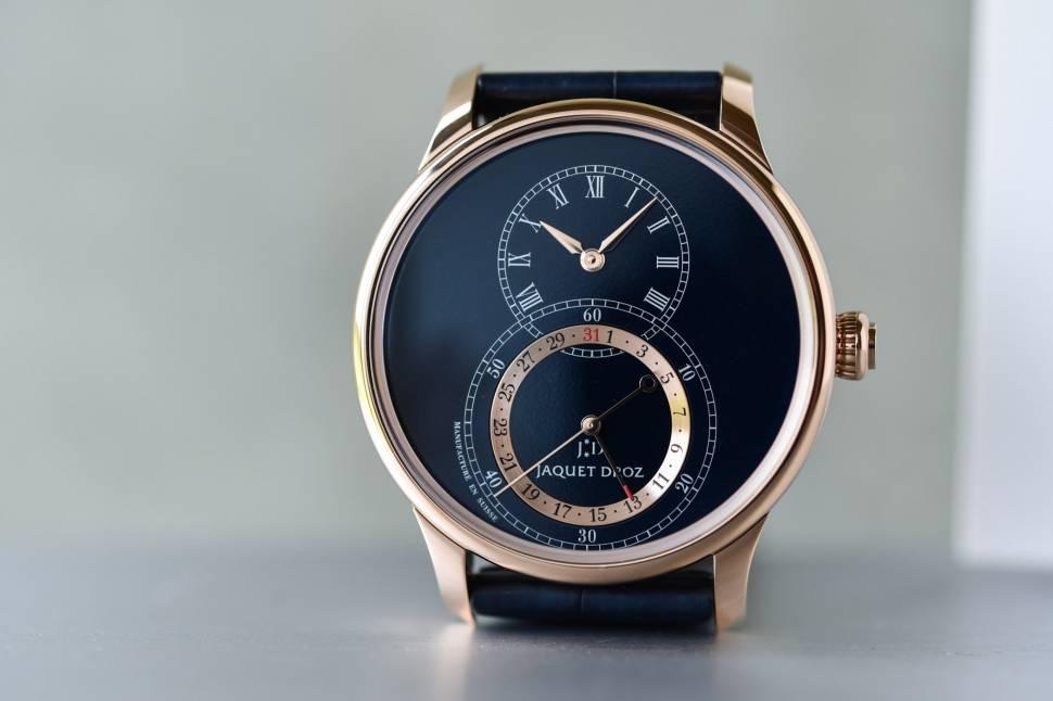 Grande Seconde Quantieme Dark Blue Enamel