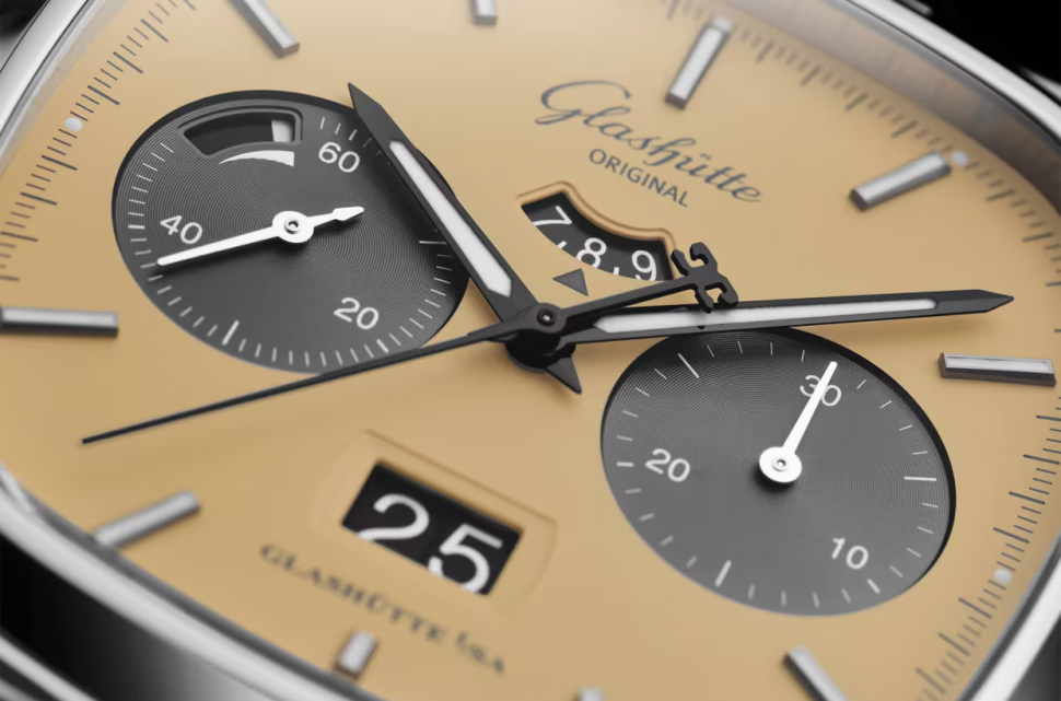 Glashuette Original Vintage Seventies Chronograph Panorama Date
