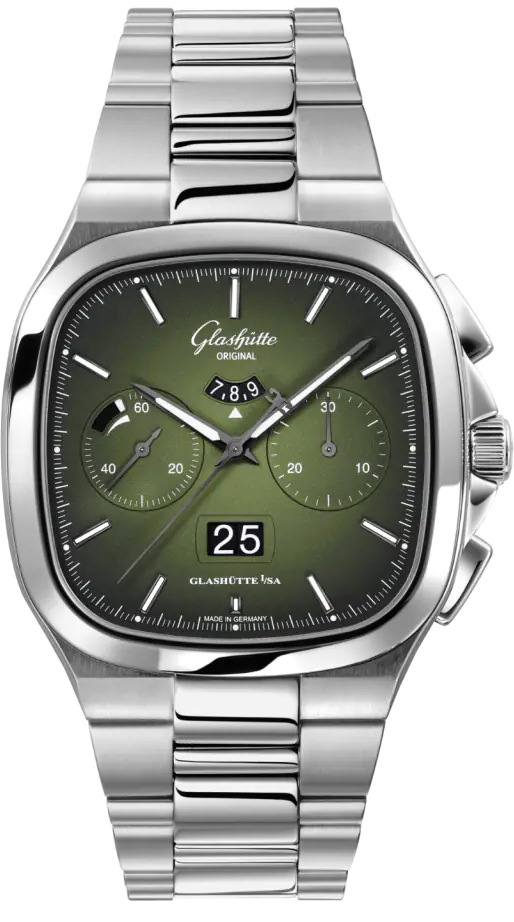 Glashutte Original Vintage Seventies Chronograph Panorama Date