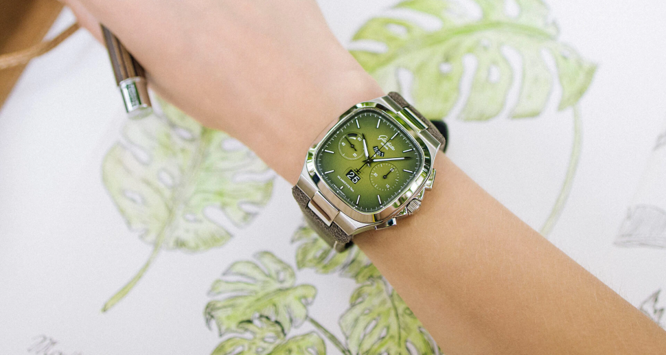 Vintage Seventies Chronograph Panorama Date