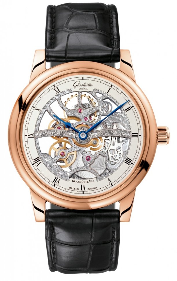 Glashutte Original Senator Manual Winding Skeletonized Edition