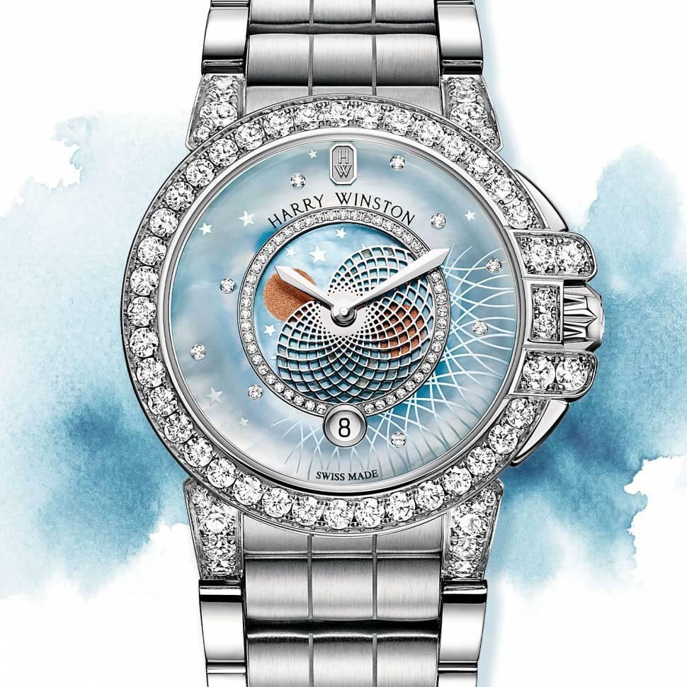 Ocean Moon Phase 36 mm