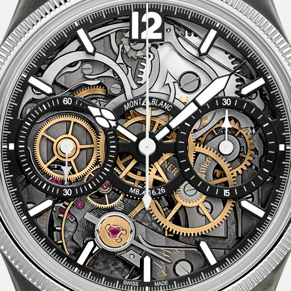 1858 The Unveiled Secret Minerva Monopusher Chronograph Limited Edition