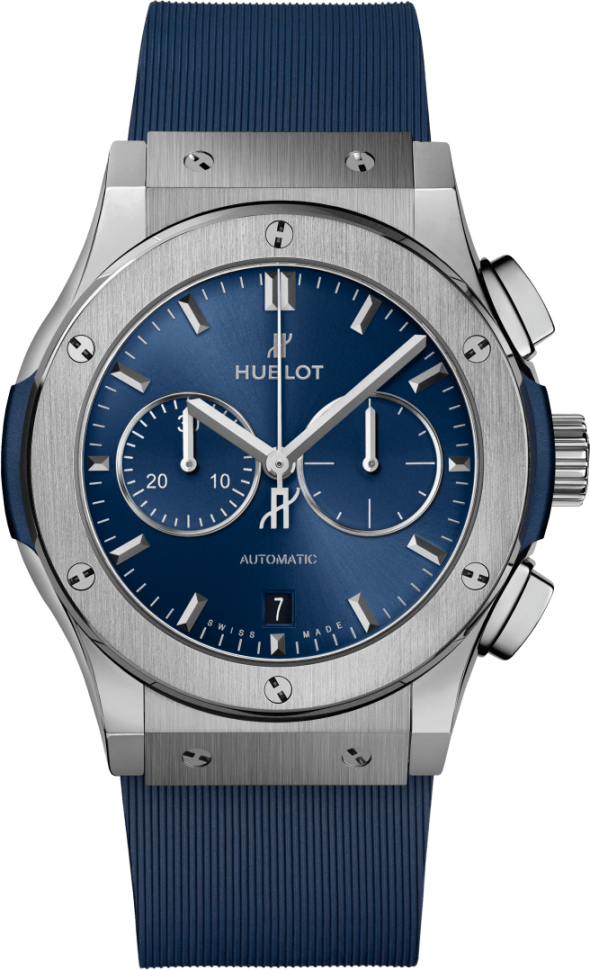 Classic Fusion Chronograph Titanium Blue 42 mm