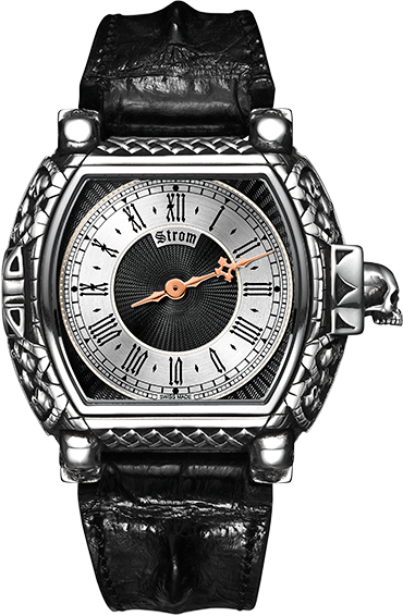 Strom Agonium Memento Mori Argentum Black Guilloche