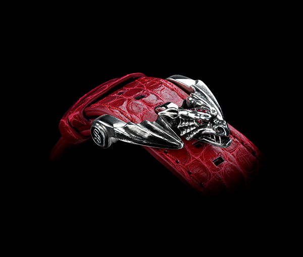 Agonium Draco Argentum Ruby Bezel