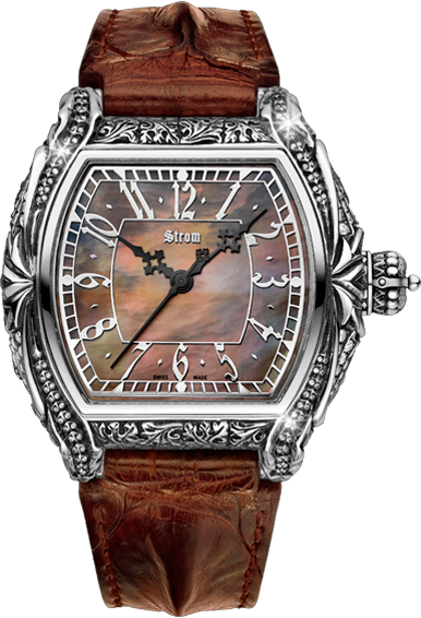 Strom Agonium Draco Argentum Diamond Pave
