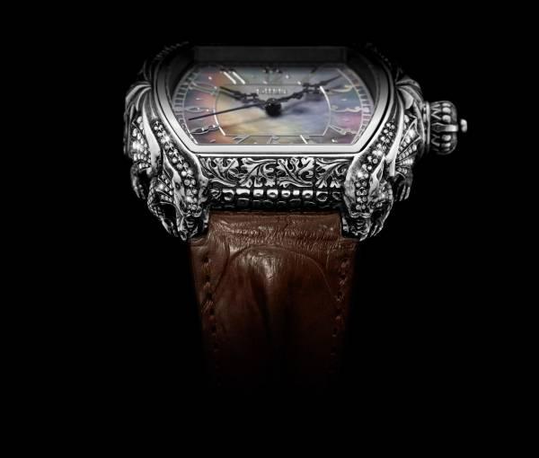Agonium Draco Argentum Diamond Pave