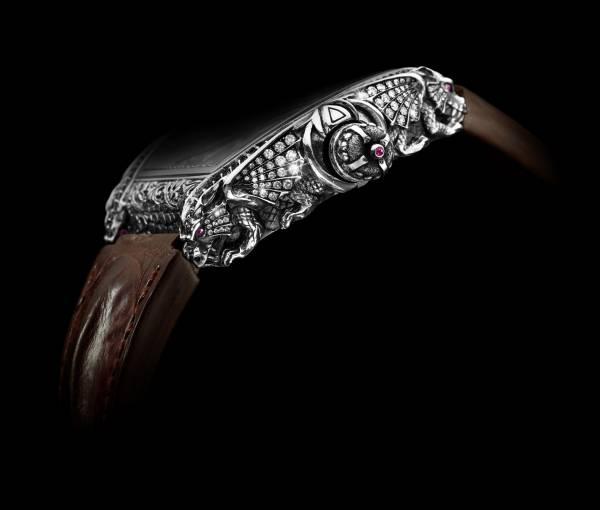 Agonium Draco Argentum Diamond Pave